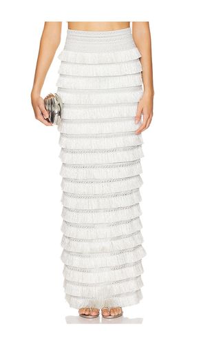 JUPE LONGUE METALLIC FRINGE in . Size 2, 4 - PatBO - Modalova