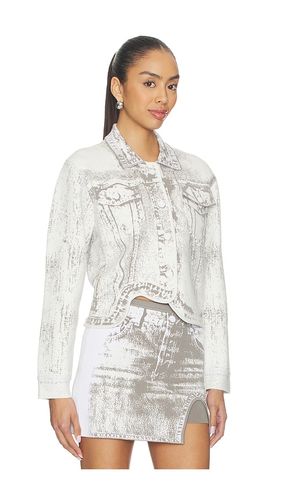 BLOUSON HANA DENIM PRINT OVERSIZED en ,. Taille XS. Also en S - PH5 - Modalova