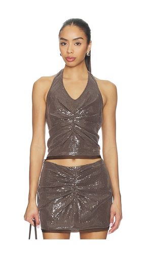 Gather Sequin Halter Top en . Taille L. Also en M, S, XS - PRIVATE POLICY - Modalova