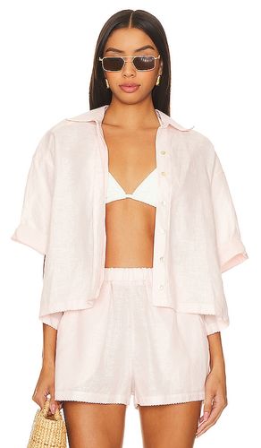 Scalloped Linen Top en . Taille M/L. Also en XS/S - PQ - Modalova