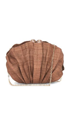 POCHETTE EN PAILLE THE ORIGAMI SHELL en - Poolside - Modalova
