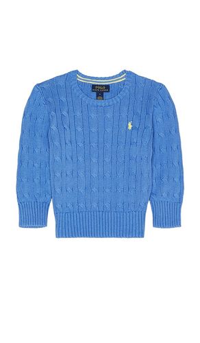 Kids Cable Knit Crewneck Sweater in . Size 4 - Polo Ralph Lauren - Modalova