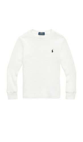 Kids Waffle Knit Top in . Size 5 - Polo Ralph Lauren - Modalova