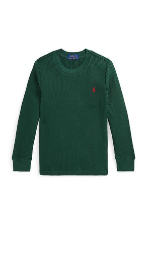 Kids Waffle Knit Top in . Size 3, 4, 6 - Polo Ralph Lauren - Modalova