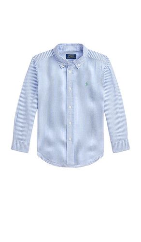 Kids Long Sleeve Seersucker Sport Shirt in . Size 4 - Polo Ralph Lauren - Modalova