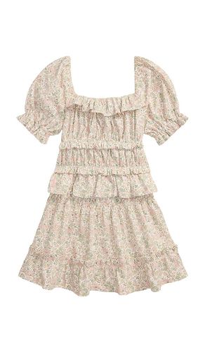 Kids Short Sleeve Cotton Jersey Floral Tiered Top With Matching Skirt in ,. Size 4, 5, 6 - Polo Ralph Lauren - Modalova