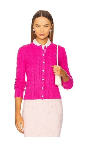 Cable-knit Cotton Crewneck Cardigan in . Size S, XL, XS - Polo Ralph Lauren - Modalova