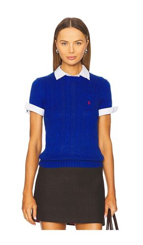 Cable-knit Cotton Short-sleeve Sweater in . Size XL, XS - Polo Ralph Lauren - Modalova
