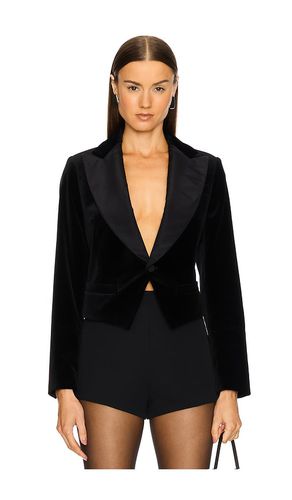 BLAZER CROPPED EN VELOURS SILK-LAPEL in . Size 12-14 - Polo Ralph Lauren - Modalova