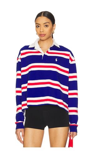 Striped Cropped Jersey Rugby Shirt in . Size M, S, XS - Polo Ralph Lauren - Modalova