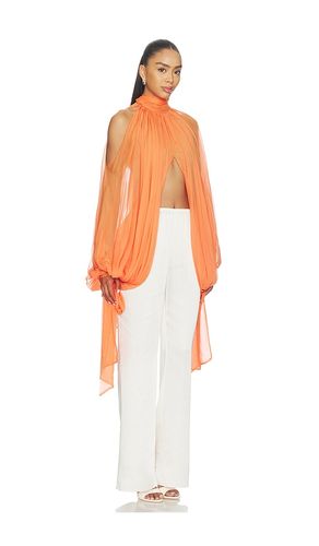 Tie-neck Cropped Cocoon Blouse en . Taille 2. Also en 4, 8 - Prabal Gurung - Modalova