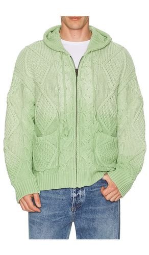 SWEAT À CAPUCHE ZIP UP CABLE KNIT en . Taille L. Also en M, S, XL/1X - Found - Modalova