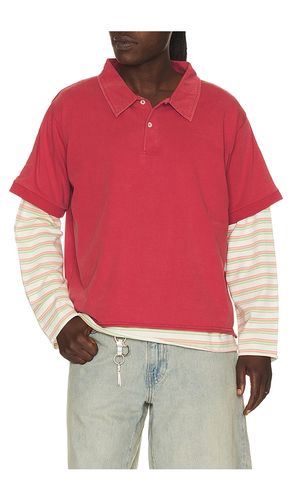 Double Layer Stripe Tee en . Taille M. Also en XL/1X, XXL/2X - Found - Modalova
