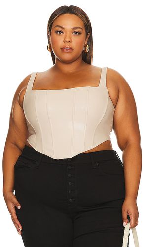 Ali Faux Leather Corset Top in . Size XXS - REMI x REVOLVE - Modalova