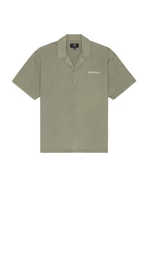 Script Camp Collar Shirt in . Size M, XL/1X - REPRESENT - Modalova