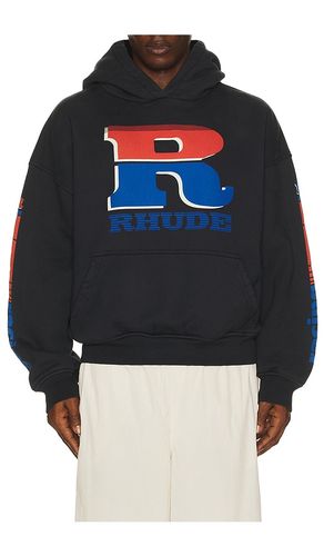 SWEAT À CAPUCHE SPLIT PETROL LOGO en . Taille S. Also en XL/1X - Rhude - Modalova