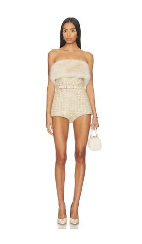 Concetta Tweed Romper en . Taille XS. Also en S, M - retrofete - Modalova