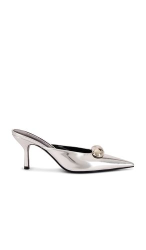 Francesca Leather Kitten Mule in . Size 36, 36.5, 37, 37.5, 38 - retrofete - Modalova