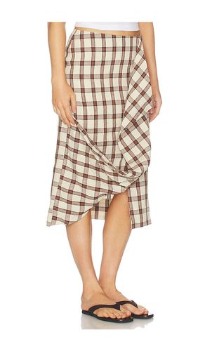 JUPE DRAPÉE À CARREAUX en ,. Taille 34. Also en 36, 38, 40 - Rohe - Modalova