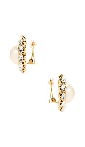 Pearl And Strass Earrings en - Rowen Rose - Modalova
