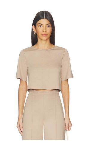 TOP MANCHES COURTES EN MAILLE PONTE en . Taille L. Also en M, S - Ripley Rader - Modalova
