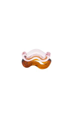 LOT DE 2 BAGUES ONDA en . Taille 5. Also en 6, 7, 8 - Studio Conchita - Modalova