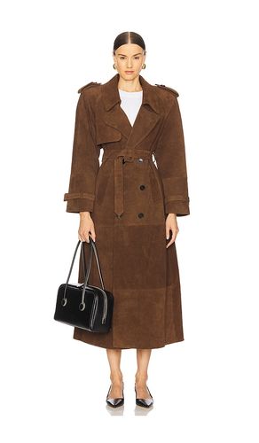 Madison Suede Trench in . Size S - Susanna Chow - Modalova