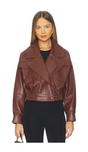 BLOUSON EN CUIR TAN LEA en . Taille S. Also en M - SELMACILEK - Modalova