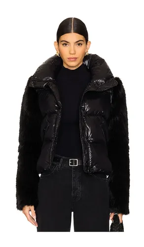 MANTEAU DOUDOUNE AVEC BORD IMITATION FOURRURE GIANNA in . Size XS - SAM. - Modalova