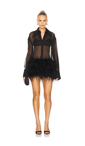 Costes Silk Feather Dress in . Size M, S, XS - SANS FAFF - Modalova