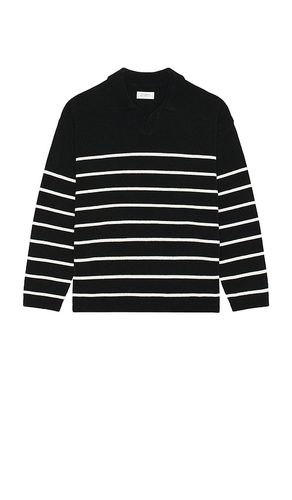Mole Yarn Stripe Skipper Knit Polo en . Taille L. Also en M, S - SATURDAYS NYC - Modalova