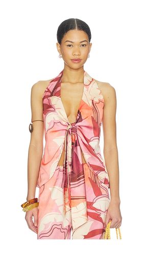 Kaeli Tie Front Halter Top en . Taille S. Also en XS, L, XL - SEVEN WONDERS - Modalova