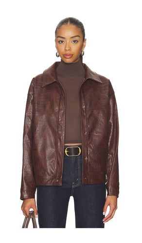BLOUSON WENDY CROC PU LEATHER en . Taille S. Also en XS, M, L - SNDYS - Modalova