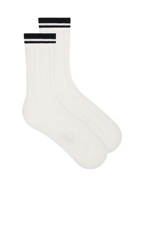 CHAUSSETTES LATTICE KNIT CREW in - Stems - Modalova