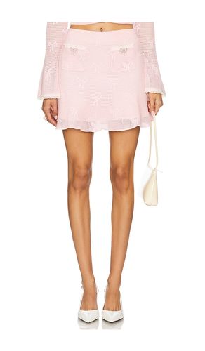 JUPE COURTE SKIRT in . Size M, XS - self-portrait - Modalova