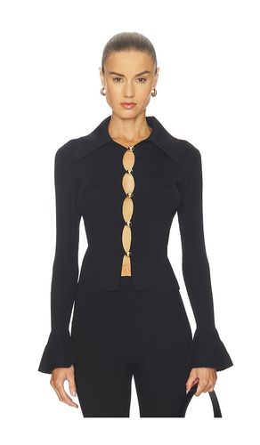 Button Down Knit Top en . Taille M. Also en S - self-portrait - Modalova
