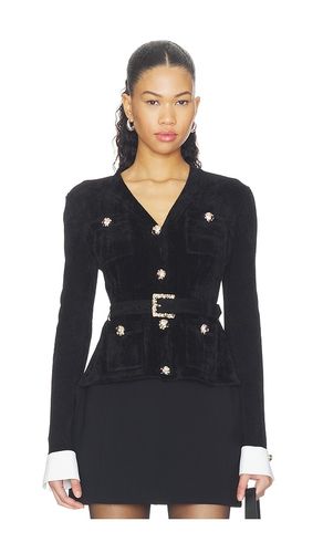 Chenille Knit Top en . Taille S. Also en XS, M, L - self-portrait - Modalova