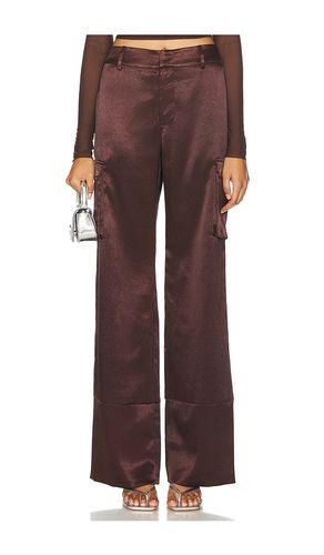 PANTALON CARGO SATIN GALIA en . Taille L. Also en M, S, XL - SER.O.YA - Modalova