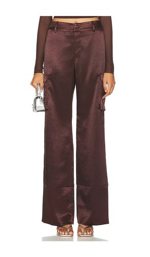 PANTALON CARGO SATIN GALIA in . Size M, S, XL - SER.O.YA - Modalova