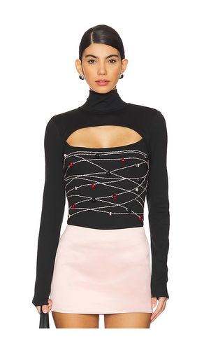 Beaded Long Sleeve Top in . Size XS - Susan Fang - Modalova