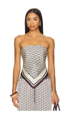Monogram Silk Scarf Top en - Shona Joy - Modalova