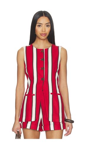 GILET DEL MAR LINEN en . Taille 0. Also en 2, 4 - SIMONMILLER - Modalova