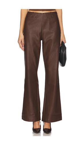 PANTALON TAILLE BASSE EN CUIR in . Size M, S, XL/1X, XS - SOVERE - Modalova