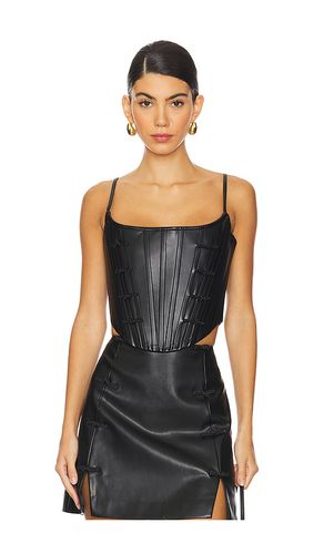 CORSET IMITATION CUIR NADIA in . Size 12, 2, 4, 6, 8 - SAU LEE - Modalova