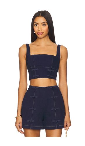 TOP EN DENIM BRIDGETTE en . Taille 0. Also en 6, 8, 10, 12 - SAU LEE - Modalova