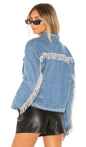 BLOUSON FRANGES ET STRASS RAYA. Taille L. Also en M, S - superdown - Modalova