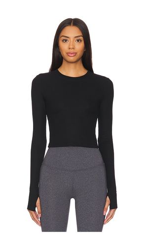 TOP CROPPED CÔTELÉ MANCHES LONGUES LOUISE en . Taille S. Also en - Splits59 - Modalova