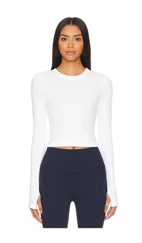 TOP CROPPED CÔTELÉ MANCHES LONGUES LOUISE en . Taille L. Also en - Splits59 - Modalova