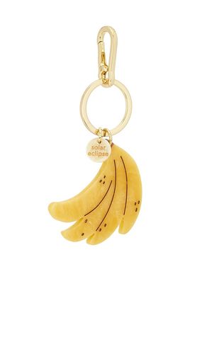Hand-painted Banana Bag Charm + Keychain en - Solar Eclipse - Modalova