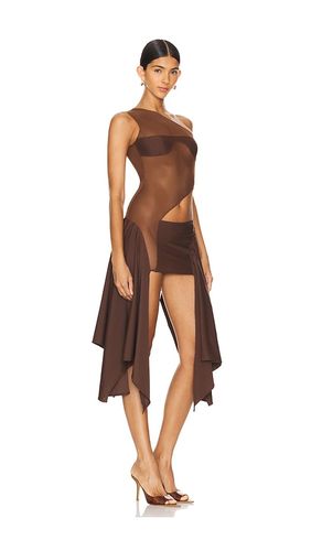 ROBE MINI UNE ÉPAULE DÉNUDÉE AVEC DÉCOUPE en . Taille S. Also en M, L - Sketch-Y - Modalova